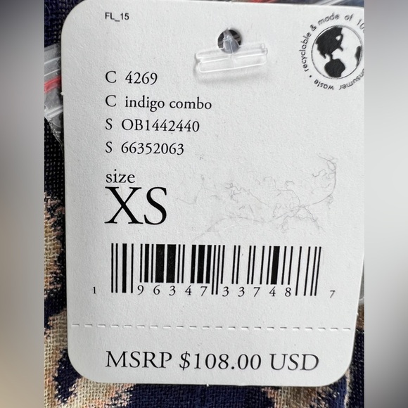 FREE PEOPLE - Molly Tunic in Indigo Combo - Picture 9 of 11